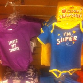 Presented without Comment: Guess which Onesie?